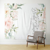 Elegantes Brautparty in Rosa Wandteppich (Beispiel (Horizontal))