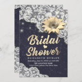 Elegantes Brautparty Lace Einladung (Vorne/Hinten)