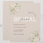 Elegantes Brautparty Letterhead Briefbogen (Vorne/Hinten)
