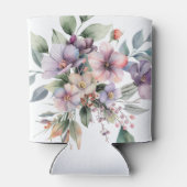 Elegantes Brautparty mit Blumen Dosenkühler (Rückseite)