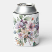 Elegantes Brautparty mit Blumen Dosenkühler (Kanne Rückseite)