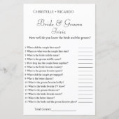 Elegantes Brautparty mit Bräunungs- und Bräutigam (Vorderseite)