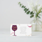 Elegantes Brautparty mit Dusche Begleitkarte (Stehend Vorderseite)