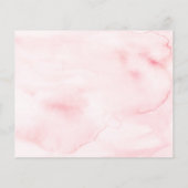 Elegantes Brautparty mit Rat und Wünschen (Rückseite)