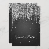 Elegantes Brautparty Nachtleben Einladung (Vorne/Hinten)