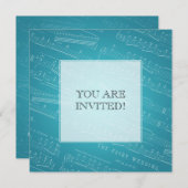 Elegantes Brautparty Novelle Einladung (Vorne/Hinten)