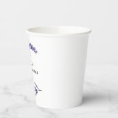 Elegantes Brautparty Pappbecher (Links)