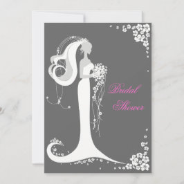 Elegantes Brautparty Party Ankündigung