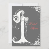 Elegantes Brautparty Party Ankündigung (Vorderseite)