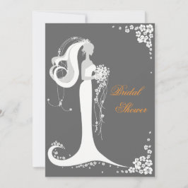 Elegantes Brautparty Party Ankündigung