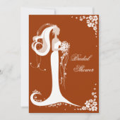 Elegantes Brautparty Party Ankündigung (Vorderseite)