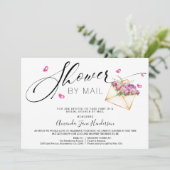 Elegantes Brautparty per Post Einladung (Stehend Vorderseite)