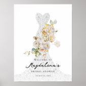 Elegantes Brautparty Poster (Vorne)