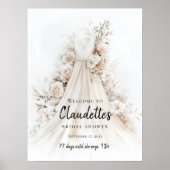 Elegantes Brautparty Poster (Vorne)