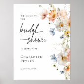 Elegantes Brautparty Poster (Vorne)