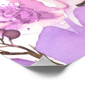 Elegantes Brautparty-Poster Poster (Ecke)