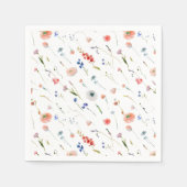 Elegantes Brautparty Serviette (Vorderseite)