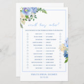 Elegantes Brautparty-Spiel mit Blumen (Vorne/Hinten)