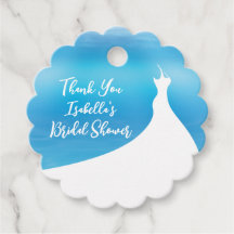 Elegantes Brautparty Vielen Dank für Ihr blaues Aq