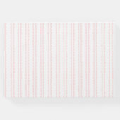 Elegantes Brautparty Wappen Gästebuch (Rückseite)