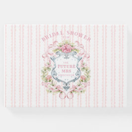 Elegantes Brautparty Wappen Gästebuch