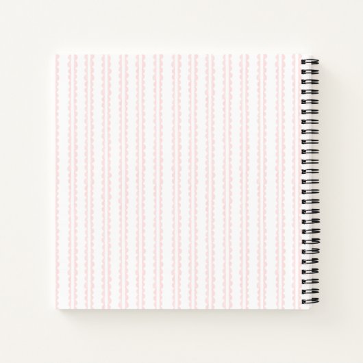 Elegantes Brautparty Wappen Notizblock (Rückseite)