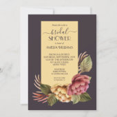 Elegantes Brautparty Wasserfarben Einladung (Vorderseite)