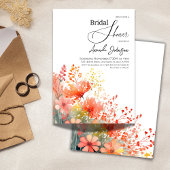 Elegantes Brautparty Wasserfarben Einladung