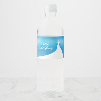 Elegantes Brautparty Wasserflaschenetikett