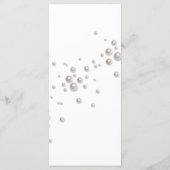 Elegantes Brautparty Watercolor Menükarte (Rückseite)