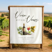 Elegantes Brautparty Watercolor Wandteppich