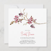 Elegantes Brautparty Weihnachts-Party Einladung (Vorderseite)