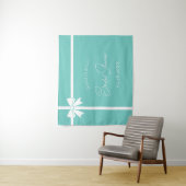 Elegantes Brautparty Willkommen Wandteppich (Beispiel)