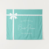 Elegantes Brautparty Willkommen Wandteppich (Vorderseite (Horizontal))