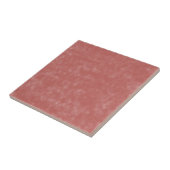 Elegantes Brick Red Watercolor Marmor Monochrom Fliese (Seite)