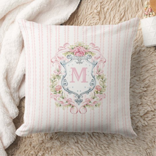 Elegantes Bridal-Wappen Kissen (Decke)