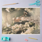 Elegantes Bride Back Factory Arkade Portrait Seidenpapier (Basteln)