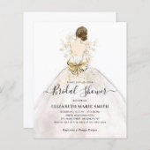 Elegantes Bride Wedding Gown Dress Brautparty (Vorne/Hinten)