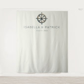 Elegantes Bronzeschiffsruder Wandteppich (Vorderseite)