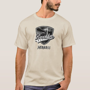 Elegantes Brooklyn Swoosh-Logo-Design T-Shirt
