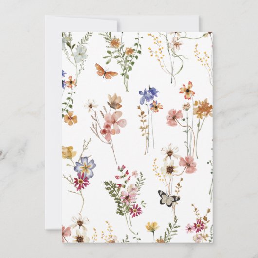 Elegantes Brunch-Brautparty Einladung (Rückseite)