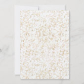 Elegantes Brunch und Bubbly Brautparty Einladung (Rückseite)