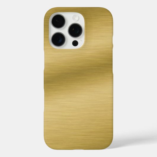 Elegantes Brushed Gold Case-Mate iPhone Hülle (Rückseite)