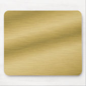 Elegantes Brushed Gold Mousepad (Vorne)