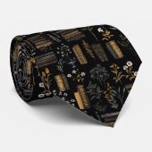 Elegantes Buchdesign - Dark Academia - Vintage Buc Krawatte (Gerollt)