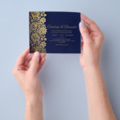 Elegantes Budget Einladung zur Hochzeitsfeier. Fli Flyer (Gruppe)