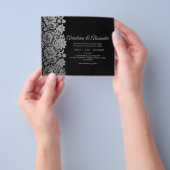 Elegantes Budget Einladung zur Hochzeitsfeier. Fli Flyer (Gruppe)