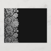 Elegantes Budget Einladung zur Hochzeitsfeier. Fli Flyer (Hinten)