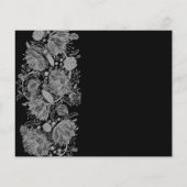 Elegantes Budget Einladung zur Hochzeitsfeier. Fli Flyer (Hinten)