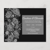 Elegantes Budget Einladung zur Hochzeitsfeier. Fli Flyer (Vorne)